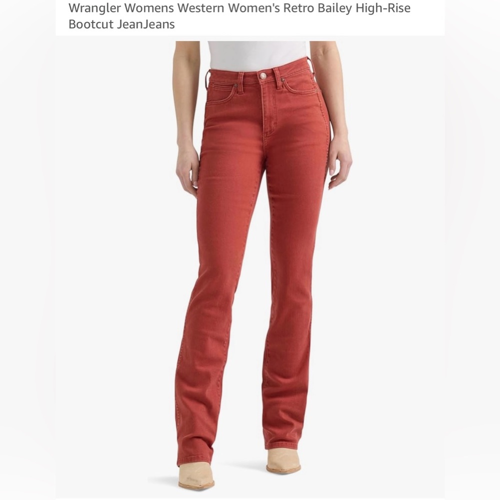 Wrangler women’s Rust Bootcut Jeans
